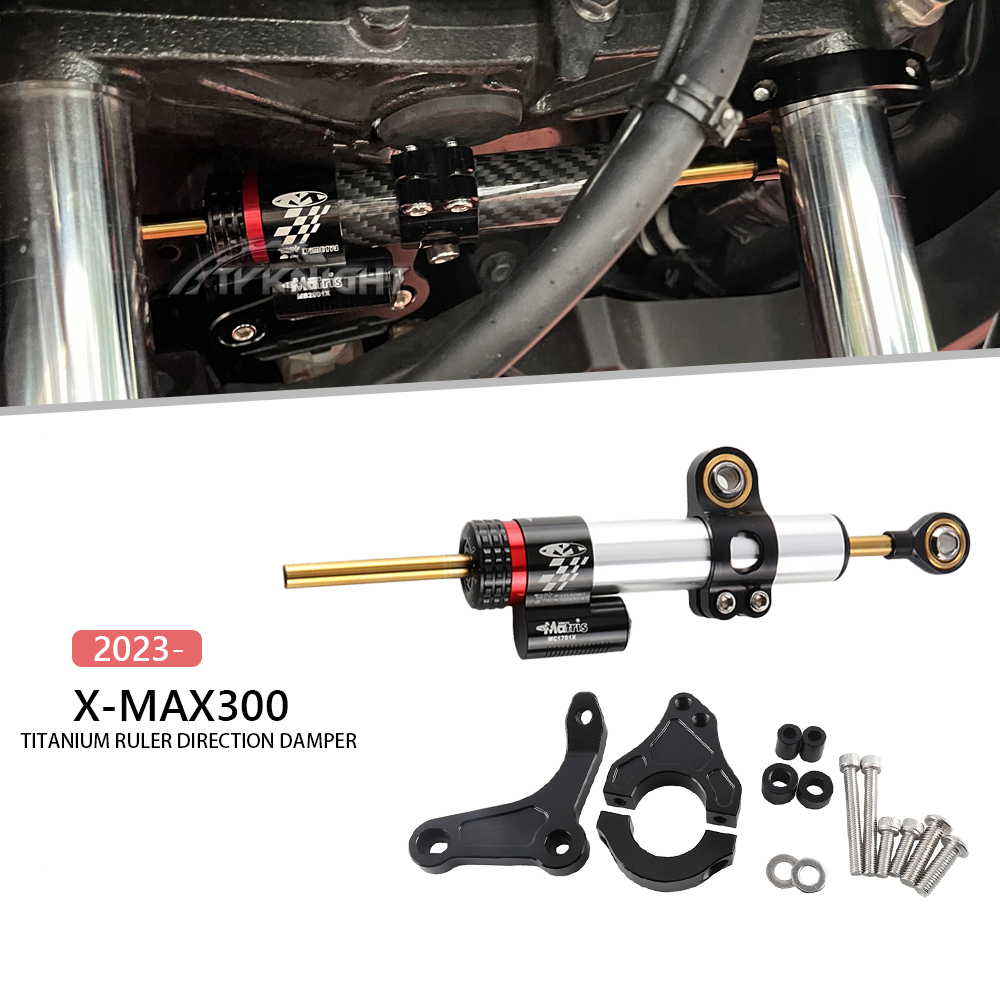 Steering Damper Stabilizer Kit Cnc - Для Yamaha XMAX 300 X-MAX 300