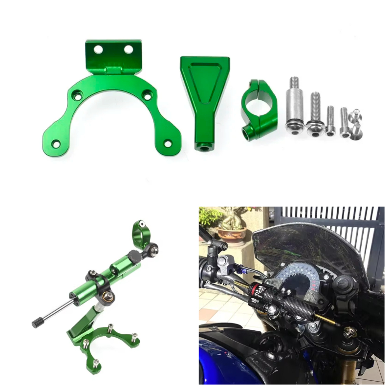 Steering Damper Stabilizer Kit Cnc - Карбоновый демпфер рулевого управления для мотоцикла
