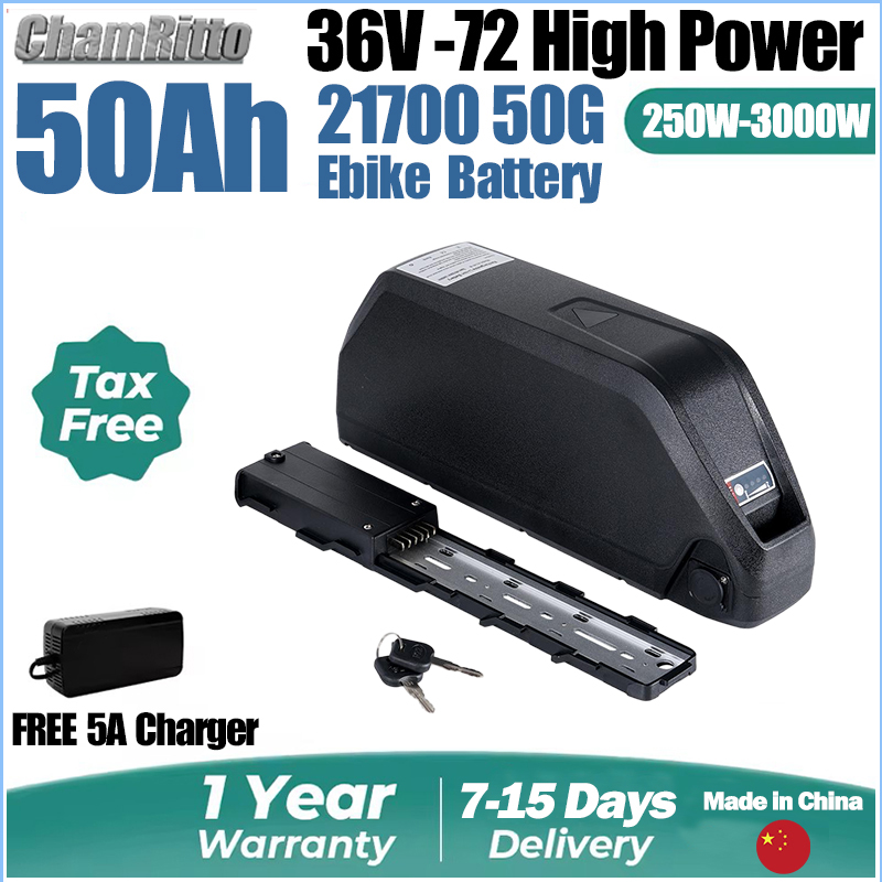 60V 30Ah 21700 Battery Pack - Аккумулятор для электровелосипеда 48В 30Ач, элементы
