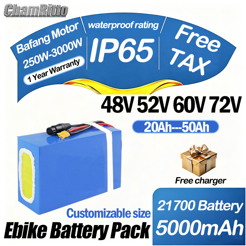 Аккумулятор для электровелосип – обзор и цена 60V 30Ah 21700 Battery Pack