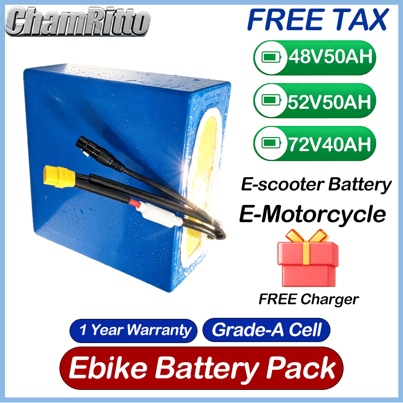 Аккумулятор для электровелосип – обзор и цена 60V 30Ah 21700 Battery Pack