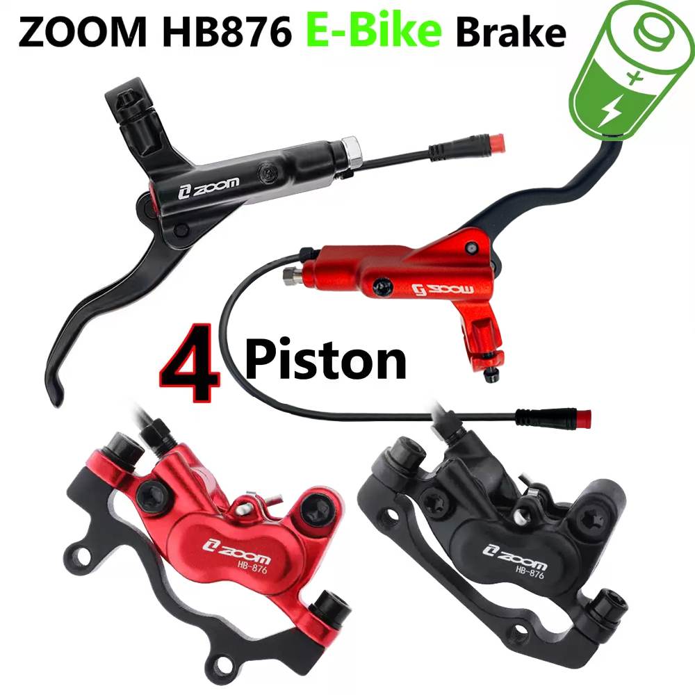 ZOOM HB-876E Электрический вел – обзор и цена Zoom Hydraulic Brake 4 Piston E-Scooter