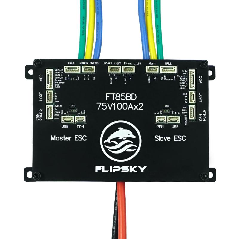 Flipsky Ft85bd Esc с алюминиев – обзор и цена 72V 45A Dual Controller