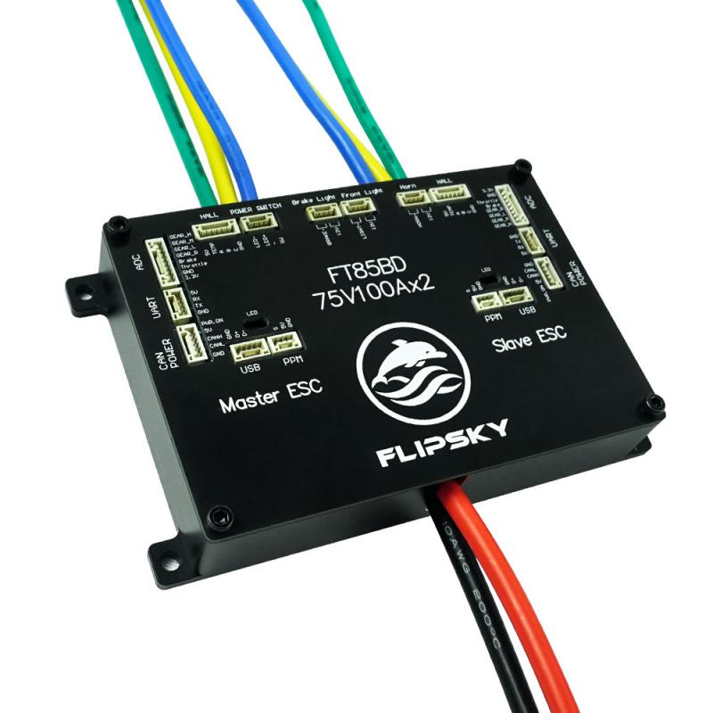 Flipsky Ft85bd Esc с алюминиев – обзор и цена 72V 45A Dual Controller