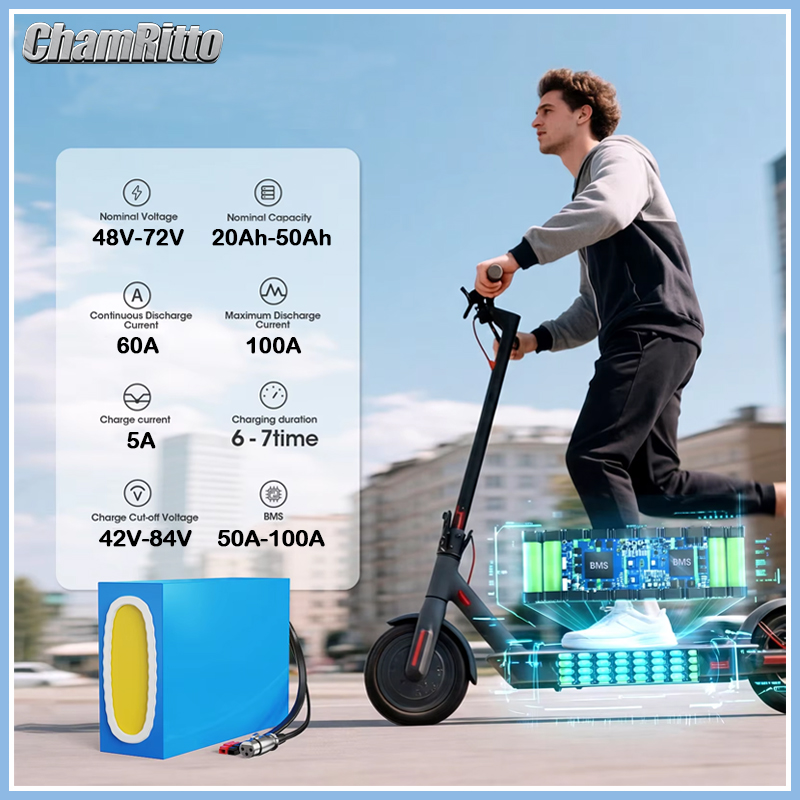 Литиевая аккумуляторная батаре – обзор и цена 60V 30Ah 21700 Battery Pack